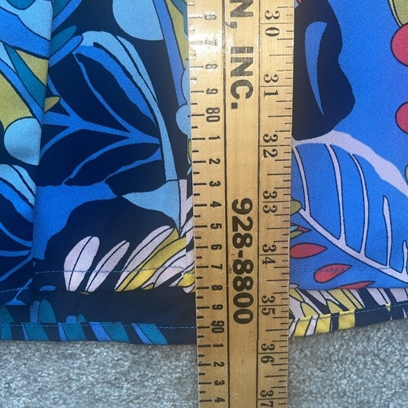 J.Crew Mercantile Floral Blue Faux Wrap Dress Short Sleeve Size 6 NWT - Picture 12 of 12